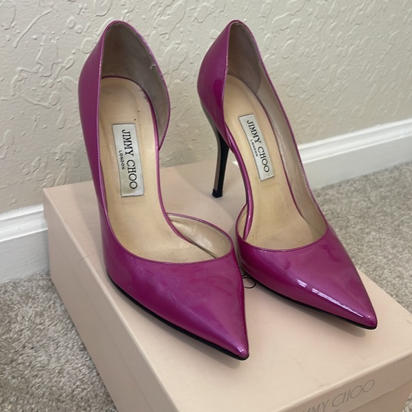 Jimmy Choo London Leather Aegean 38.5 - Picture 7 of 8